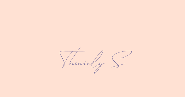 Thrainly Sellier font thumbnail